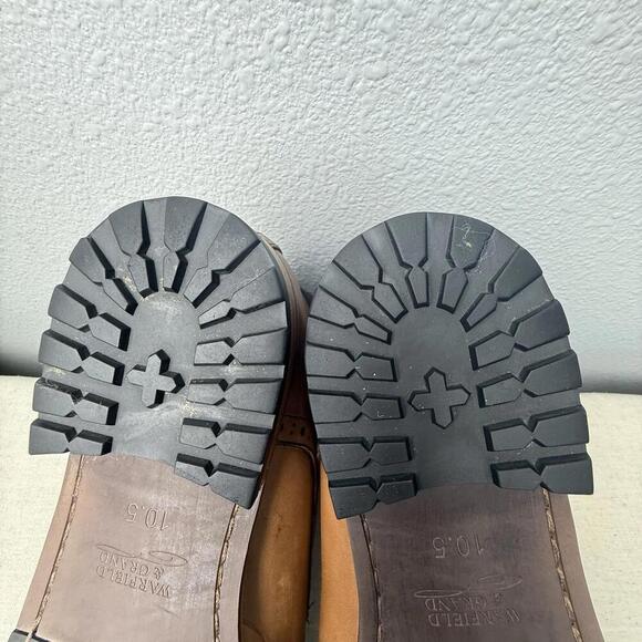 Warfield & Grand Porter Men’s Cap Toe Shoe Boot Chestnut Size 10.5 - Picture 6 of 10